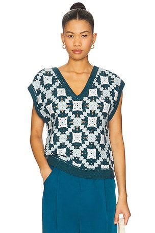 Bianca Knit Vest Malbon Golf