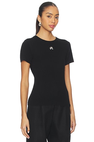 Malbon Golf Lisette Knit Top in Black