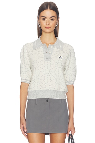Mikayla Sashiko Polo Shirt Malbon
