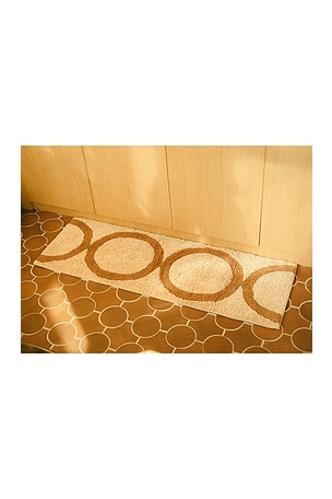 Morrow Soft Goods Palomino Bath Mat Runner in Tan