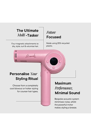 Mermade Hair M Dryer in Pink