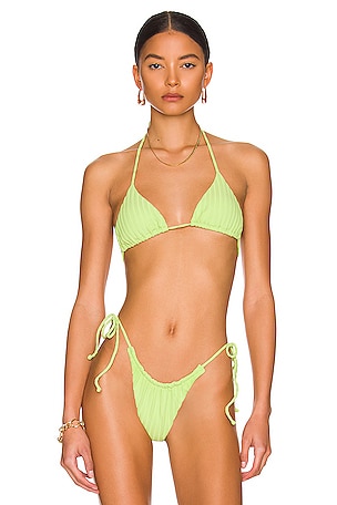Lazy Days Padded Triangle Bikini Top Monica Hansen Beachwear