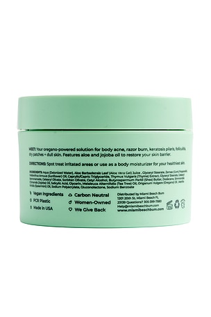 Miami Beach Bum Travel Mint Bum + Body Cream in Oregano & Mint