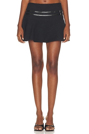 Sophie Double Belt Mini Skirt Mimchik