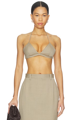 Faux Fur Trimmed Rosie Bra Mimchik