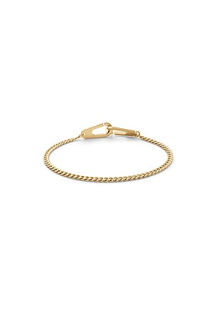 Miansai Dima Chain Bracelet in Metallic Gold