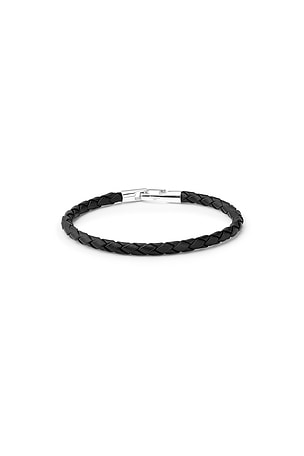 Miansai Ames Leather Bracelet in Black