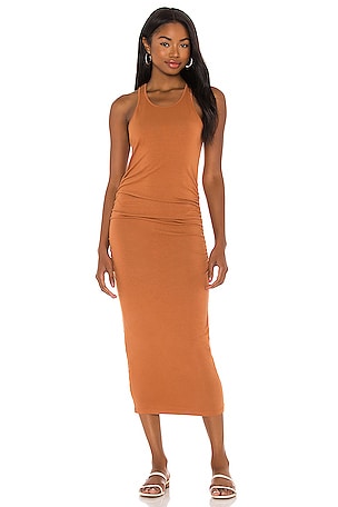 Michael Stars Racerback Midi Dress in Whiskey REVOLVE