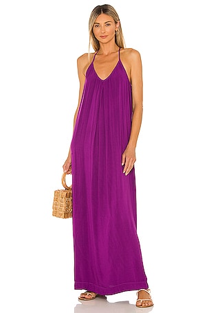 Michael Stars Gloria Maxi Slip Dress in Orchid REVOLVE