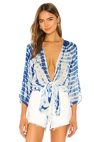 Daisy Wrap Top Cover Up Michael Stars