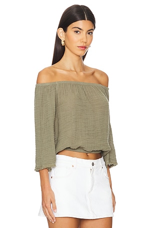 Michael Stars Isabel Top in Olive