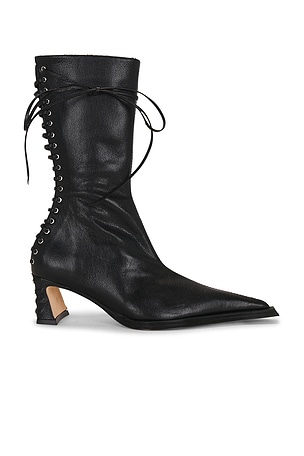 Shelley Back Lace Boots Miista