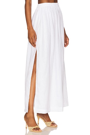 MIKOH Ciel Skirt in White. Size 3/L. Also