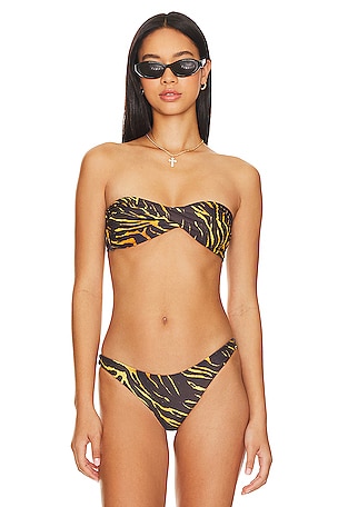 Beach Riot, Swim, New Beach Riot Kelsey Bikini Top Strapless Bandeau  Convertible Straps Small