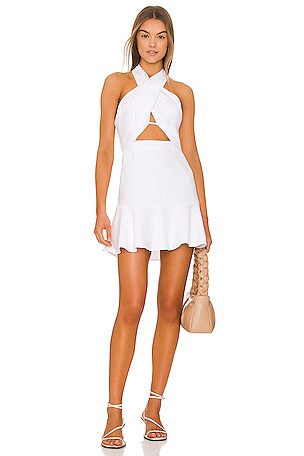 chinese dress ladies Linen Cover-Up Dress in White
