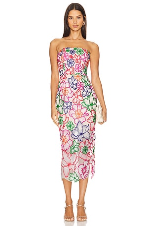 Cascading Floral Embroidered DressMILLY$595BEST SELLER