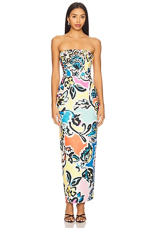 Orion Rainbow Oasis Jacquard Dress MILLY