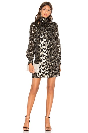 MILLY Sherie Dress in Black REVOLVE