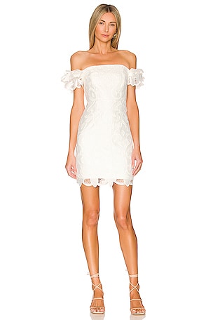 Britton Guipure Lace Dress MILLY