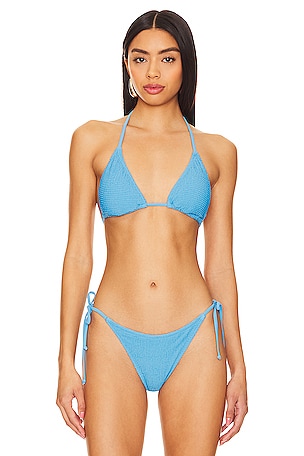 Cabana Lori Textured Bikini Top MILLY