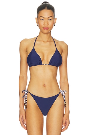 Two Tone Rope Bikini Top MILLY