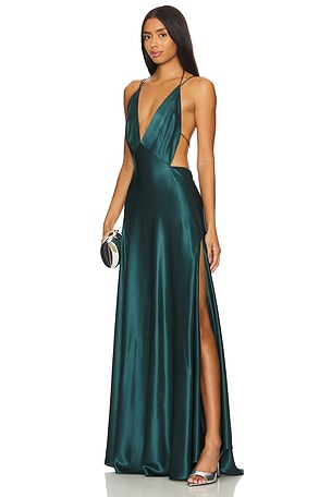 Tash Silk Maxi Dress Michael Lo Sordo