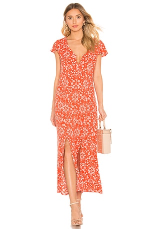 MINKPINK Delilah Maxi Dress in Grapefruit REVOLVE