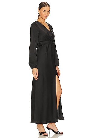 MINKPINK Willow Midi Dress in Black