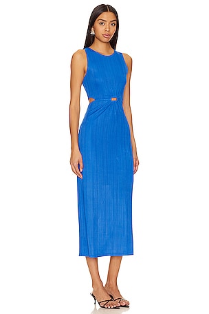 MINKPINK Raya Midi Dress in Blue