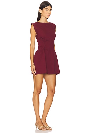 MINKPINK Romy Mini Dress in Wine