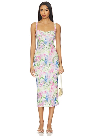 Celina Mesh Midi Dress MINKPINK
