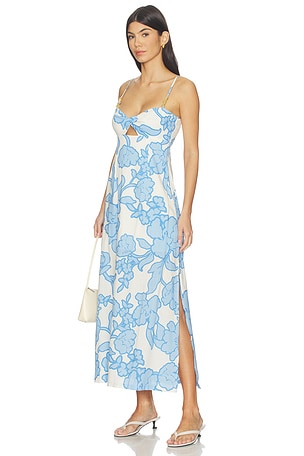 Alessia Twist Front Midi Dress MINKPINK