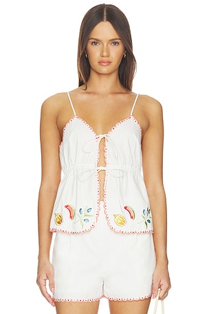 Santorini Embriodered Cami MINKPINK