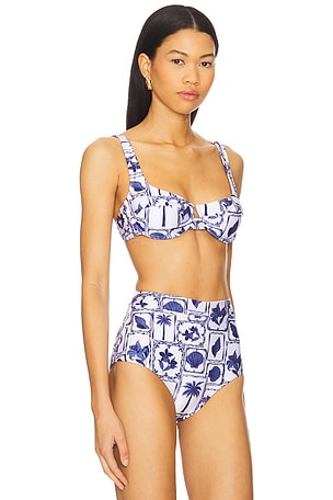 MINKPINK Sylvie Bra Bikini Top in White