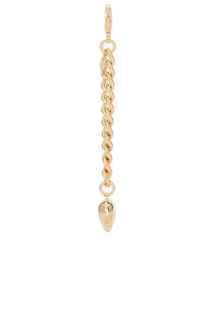 Maison Irem Sugar Heart Bag Charm in Metallic Gold