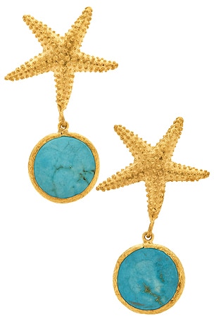 Seastar Drop Earrings Maison Irem