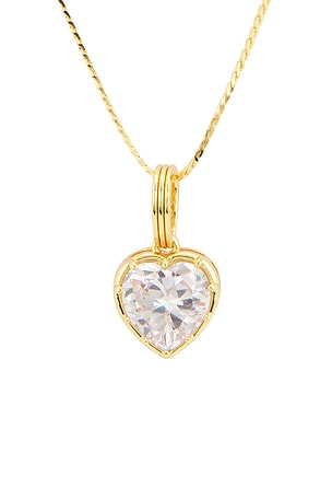 MIRANDA FRYE Cheri Necklace in Metallic Gold