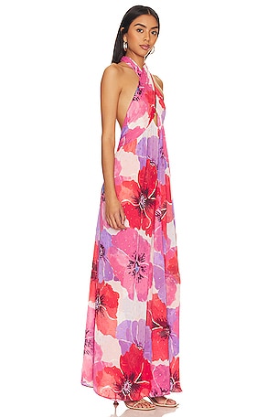 MISA Los Angeles Alexandra Maxi Dress in Pink