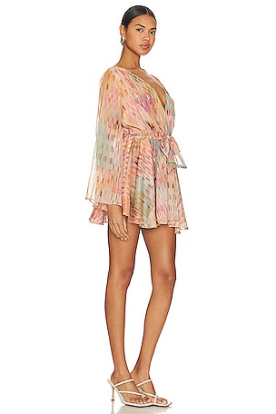 MISA Los Angeles Kaia Dress in Peach