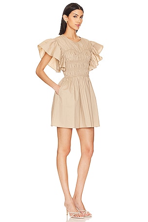 MISA Los Angeles Radha Dress in Beige