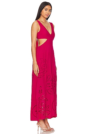 MISA Los Angeles Valencia Dress in Fuchsia