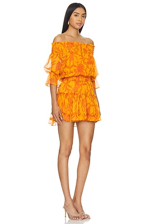 MISA Los Angeles Darla Dress in Orange