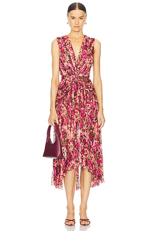 For love and lemons dotty midi dress hotsell