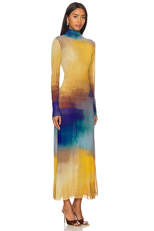 MISA Los Angeles Liv Dress in Yellow