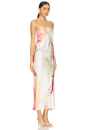 MISA Los Angeles Thara Dress in Ivory