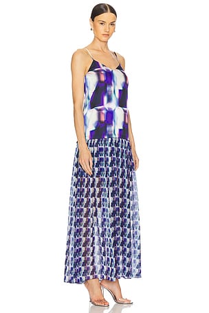 MISA Los Angeles Pauline Dress in Royal,Blue