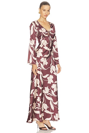 MISA Los Angeles Karla Dress in Chocolate