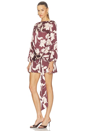 MISA Los Angeles Larissa Dress in Chocolate. Size XXS. Also