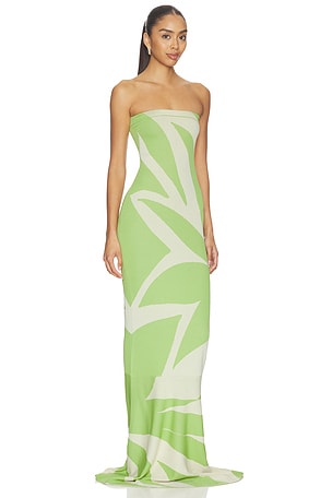 MISA Los Angeles Lalit Dress in Green. Size XXS. Also