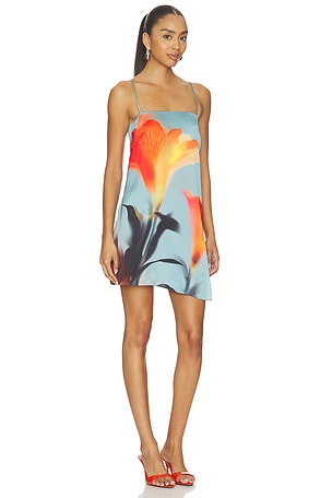 MISA Los Angeles Inez Mini Dress in Blue